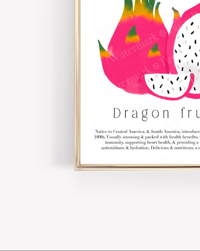 Dragon Fruit Tropical Treasure Print