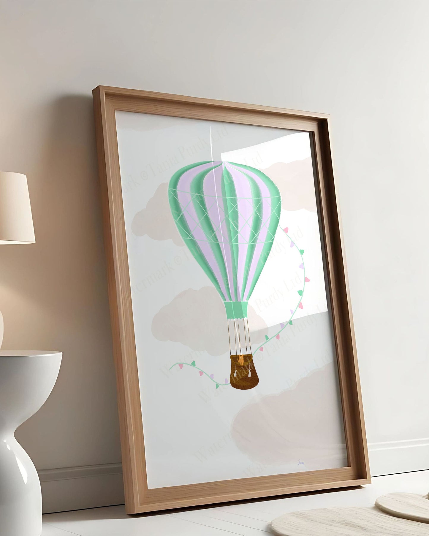 Naughty Ginger Cat Print