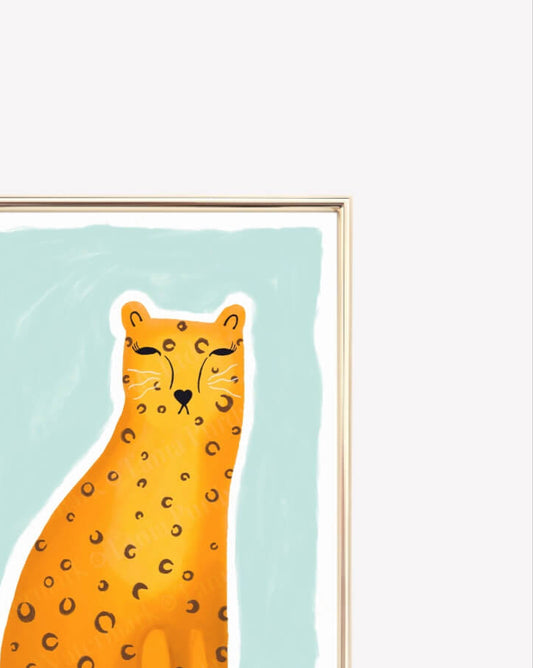 Green & Golden Leopard