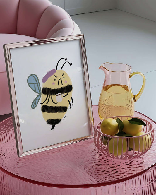 Coffee Bee Print