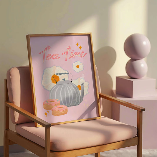 Tea Time Dreaming Print