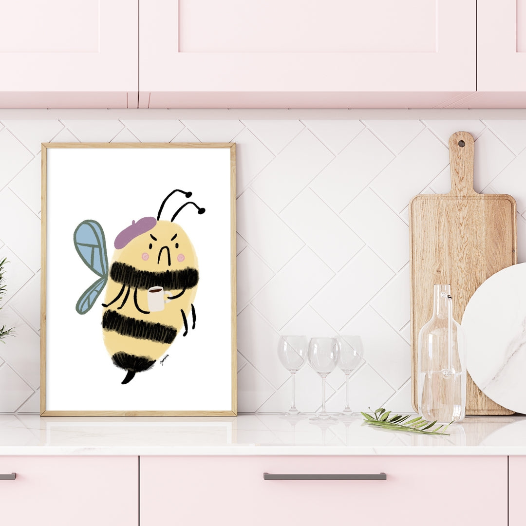 Coffee Bee Print