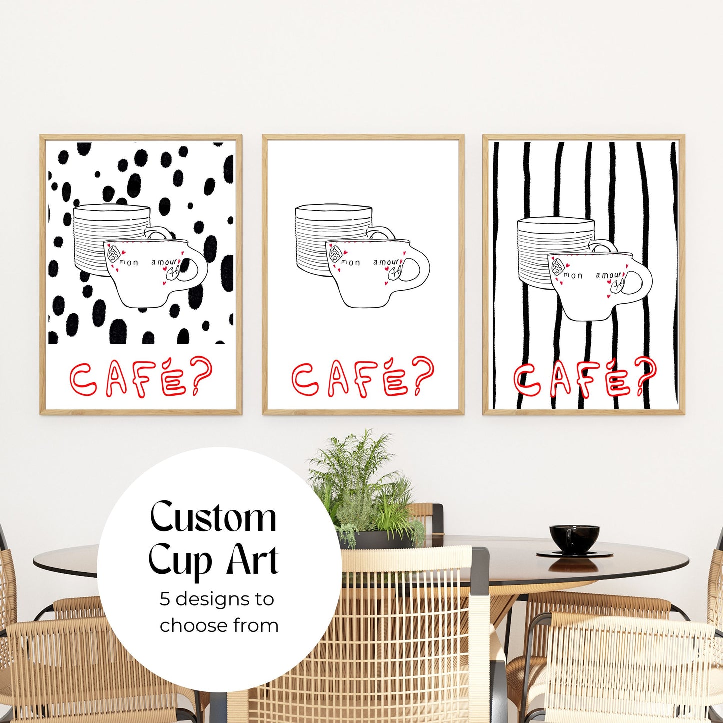 Personalised Cup Coffee Print