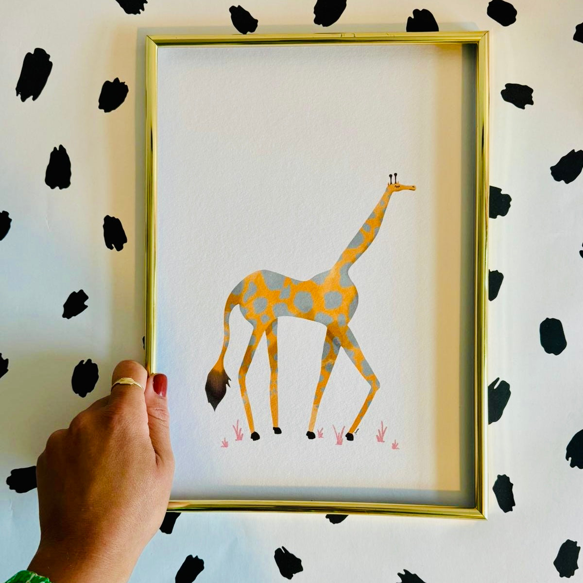 Tropical Giraffe Print