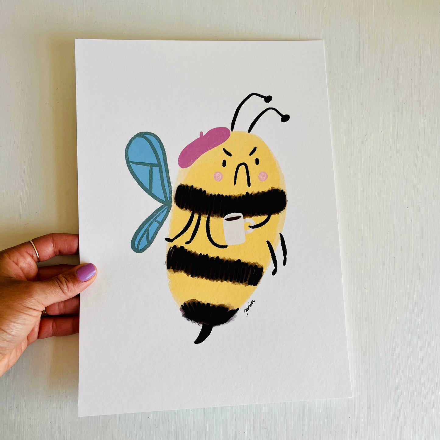 Coffee Bee Print