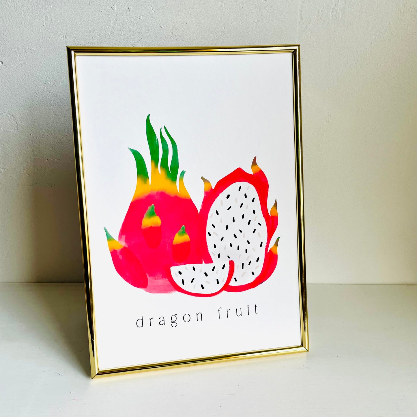 Tropical Dragon Fruit Print