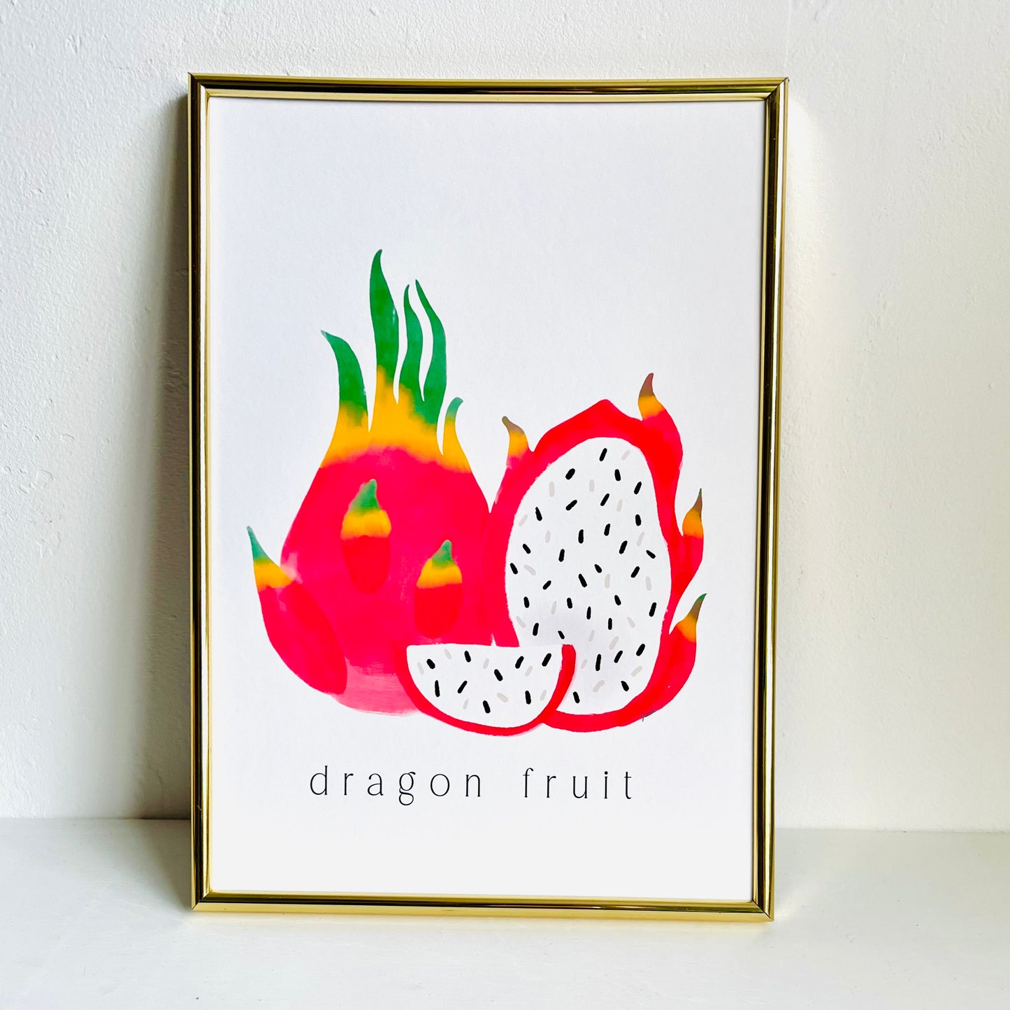 Tropical Dragon Fruit Print